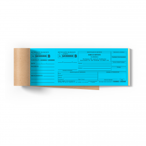 Receita Azul - Notificação tipo B ou B2 Papel Superbond 75g 26x9cm    